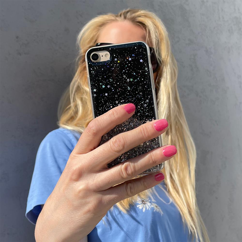 Wozinsky Star Glitter σιλικονάτη θήκη για Xiaomi Redmi Note 10S/Redmi Note 10 - Διαφανές