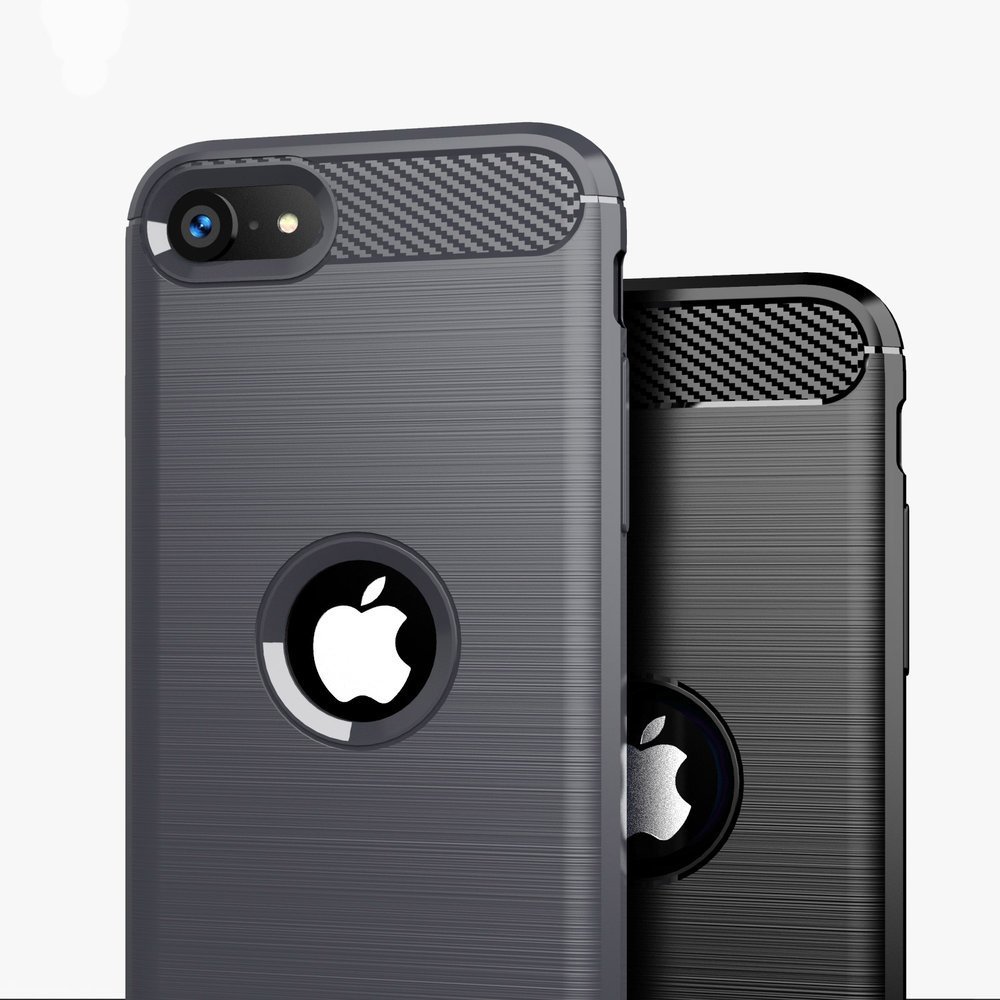 Carbon Shield TPU θήκη για Apple iPhone 7/iPhone 8/iPhone SE 2020/iPhone SE 2022 - Μπλε