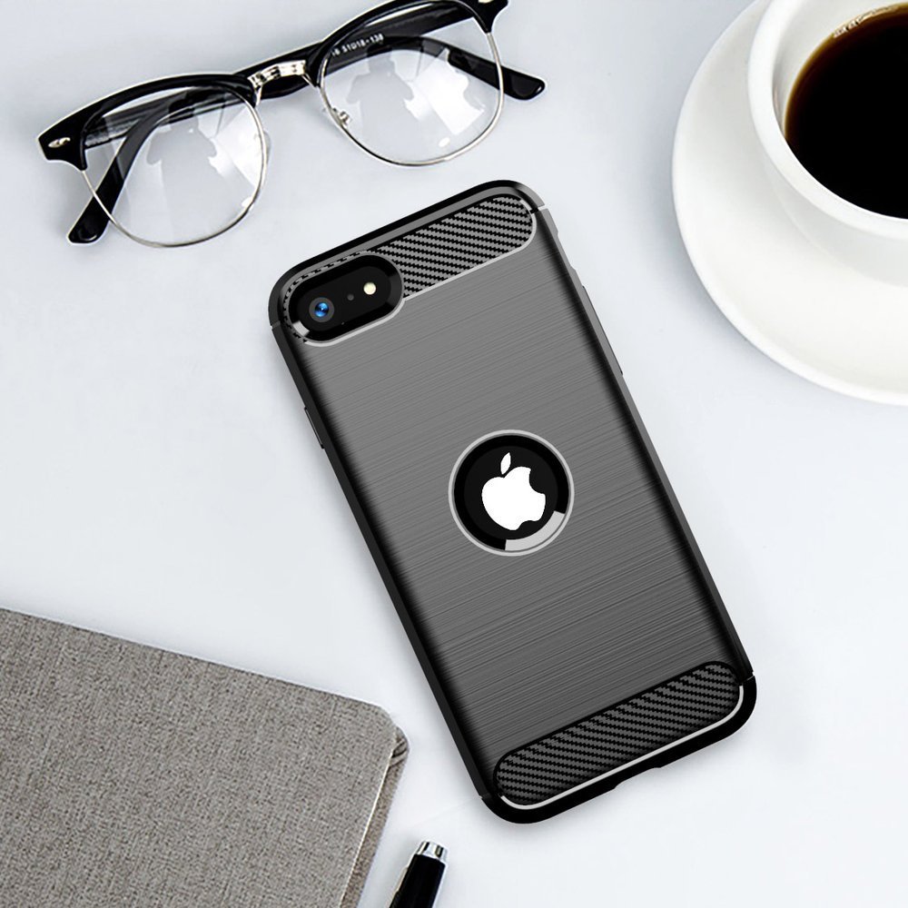 Carbon Shield TPU θήκη για Apple iPhone 7/iPhone 8/iPhone SE 2020/iPhone SE 2022 - Μπλε