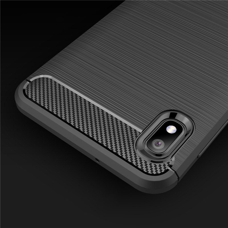 Carbon Shield TPU θήκη για Samsung Galaxy A10 - Μπλε