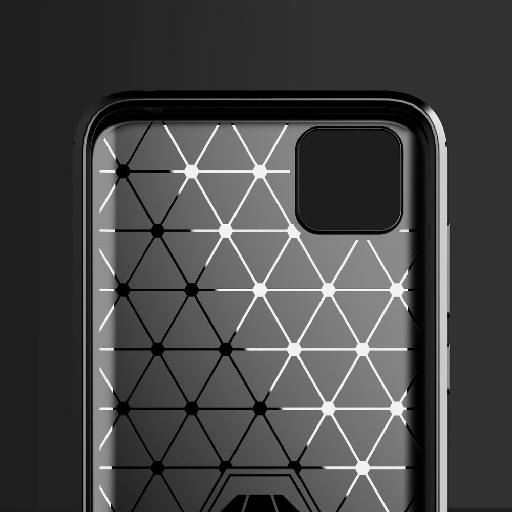 Carbon Shield TPU θήκη για Oppo A73 - Μαύρο