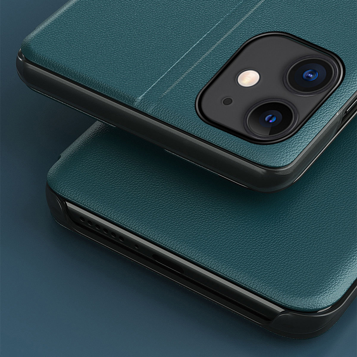 Κομψή θήκη View Case για Apple iPhone 13 Mini - Κόκκινο