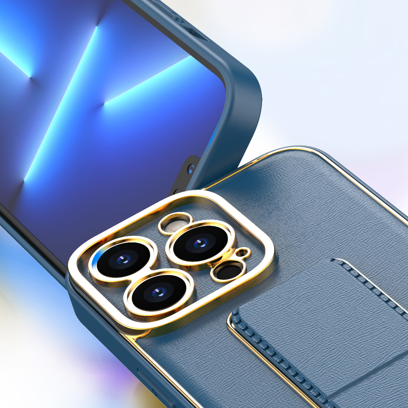 Luxury kickstand θήκη για Apple iPhone 12 Pro - Ροζ