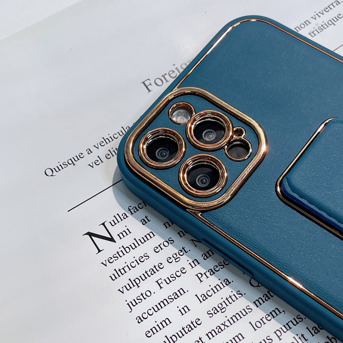 Luxury kickstand θήκη για Apple iPhone 12 Pro - Ροζ