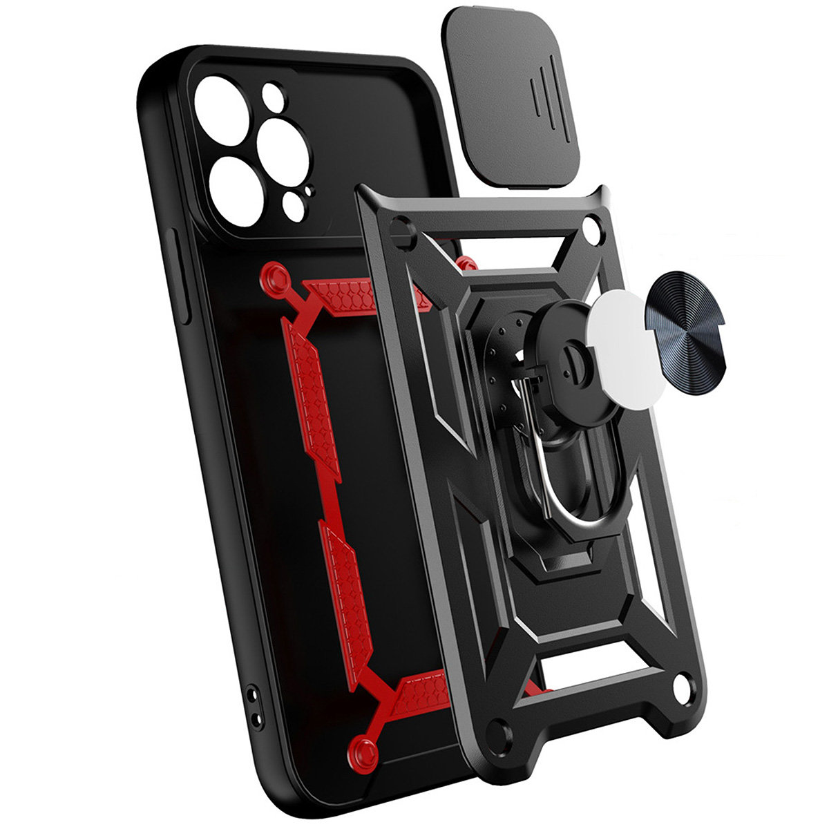 Hybrid armor Camshield για Xiaomi Redmi A1 Plus - Μαύρο