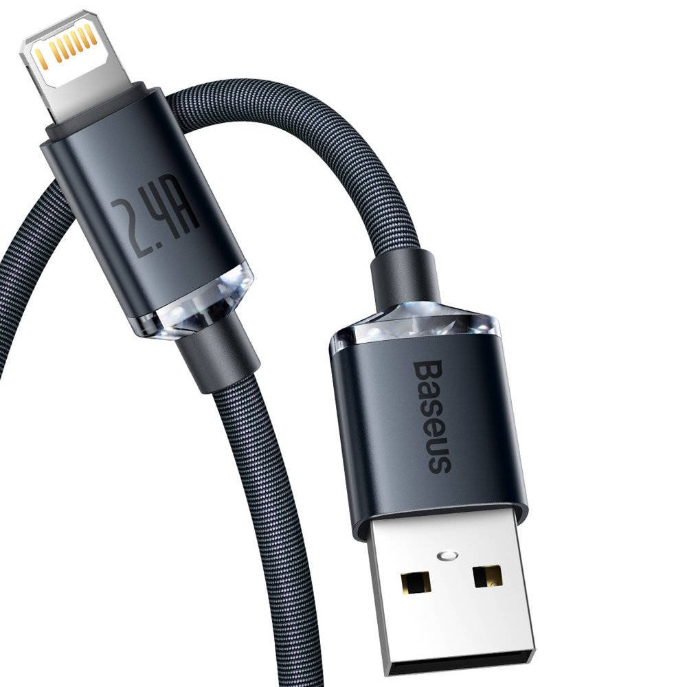 Baseus Data καλώδιο USB σε Lightning 20W - 1,2m - Μαύρο