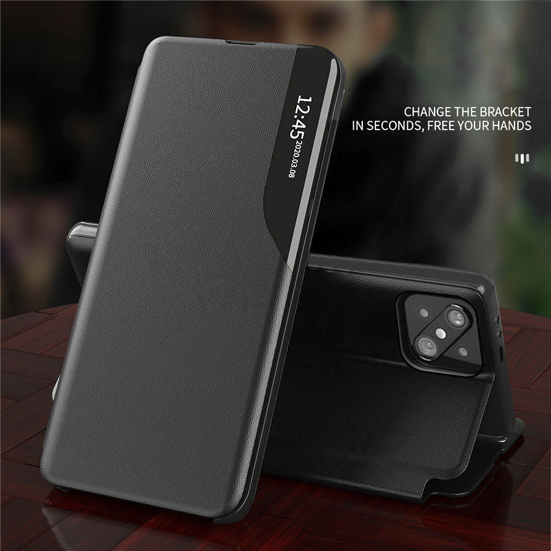 Κομψή θήκη View Case για Xiaomi Redmi 10A - Μαύρο