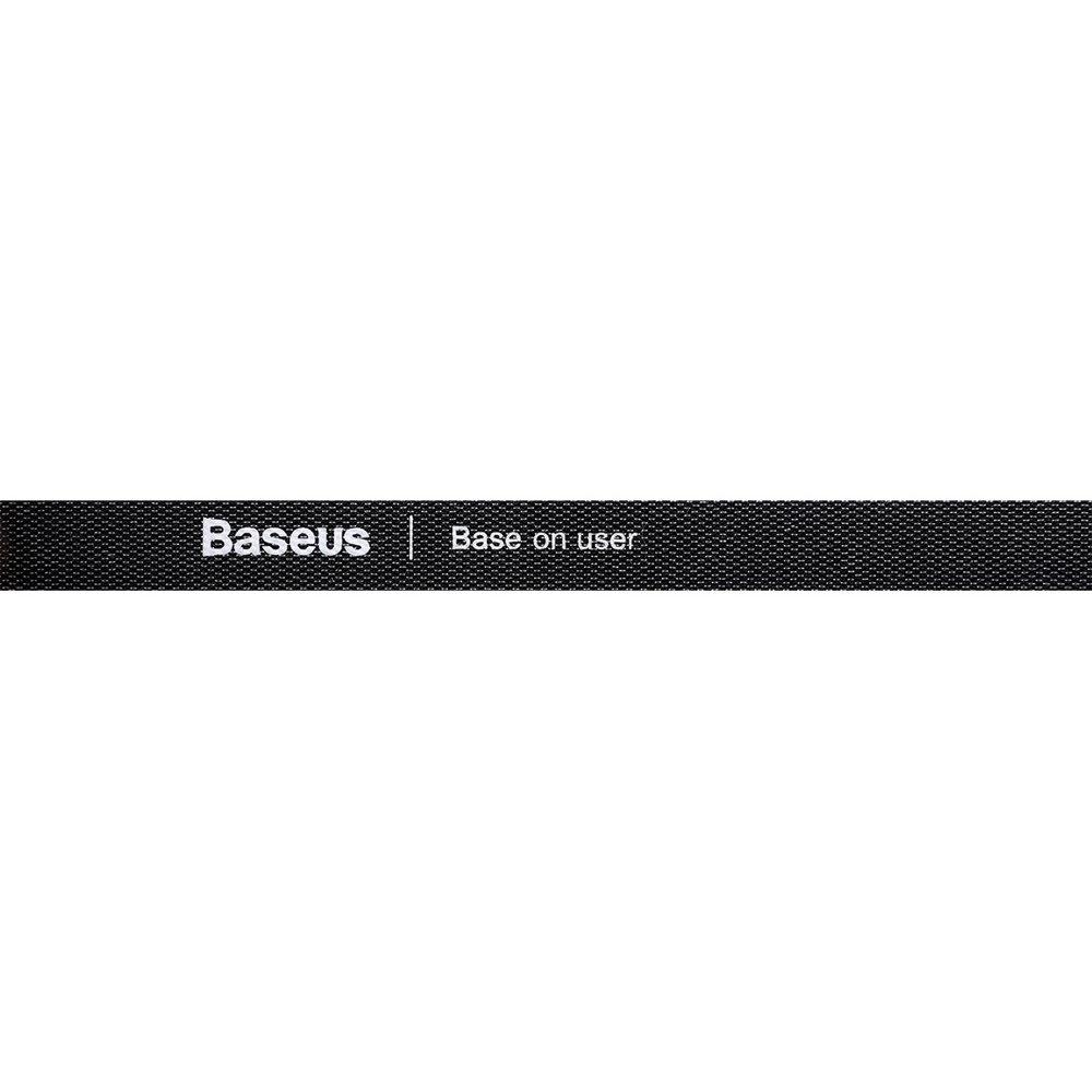 Baseus Rainbow Circle – οργανωτής καλωδίων με αυτοκόλλητο - 1μ - Μαύρο
