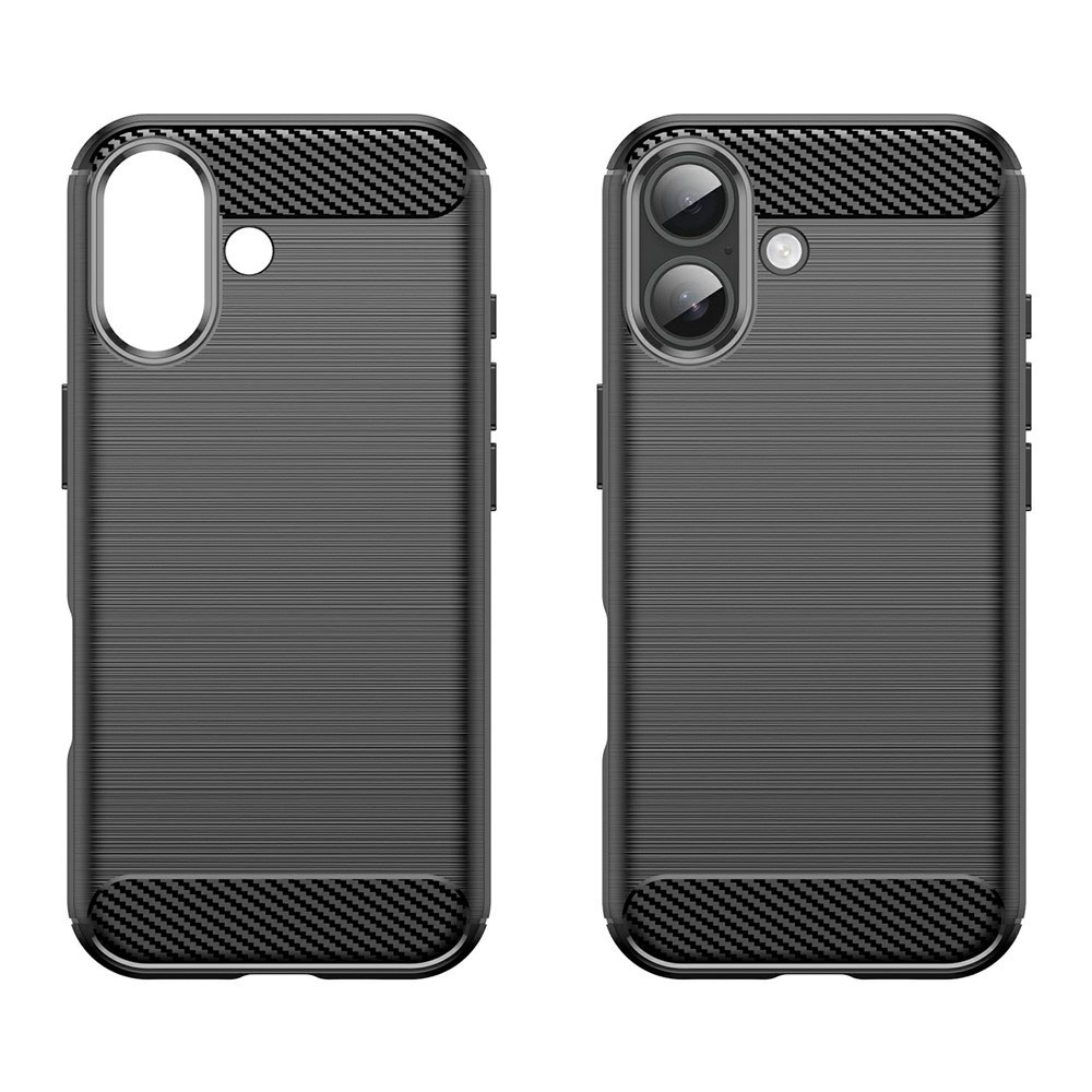 Carbon Shield TPU θήκη για Apple iPhone 17 - Μαύρο