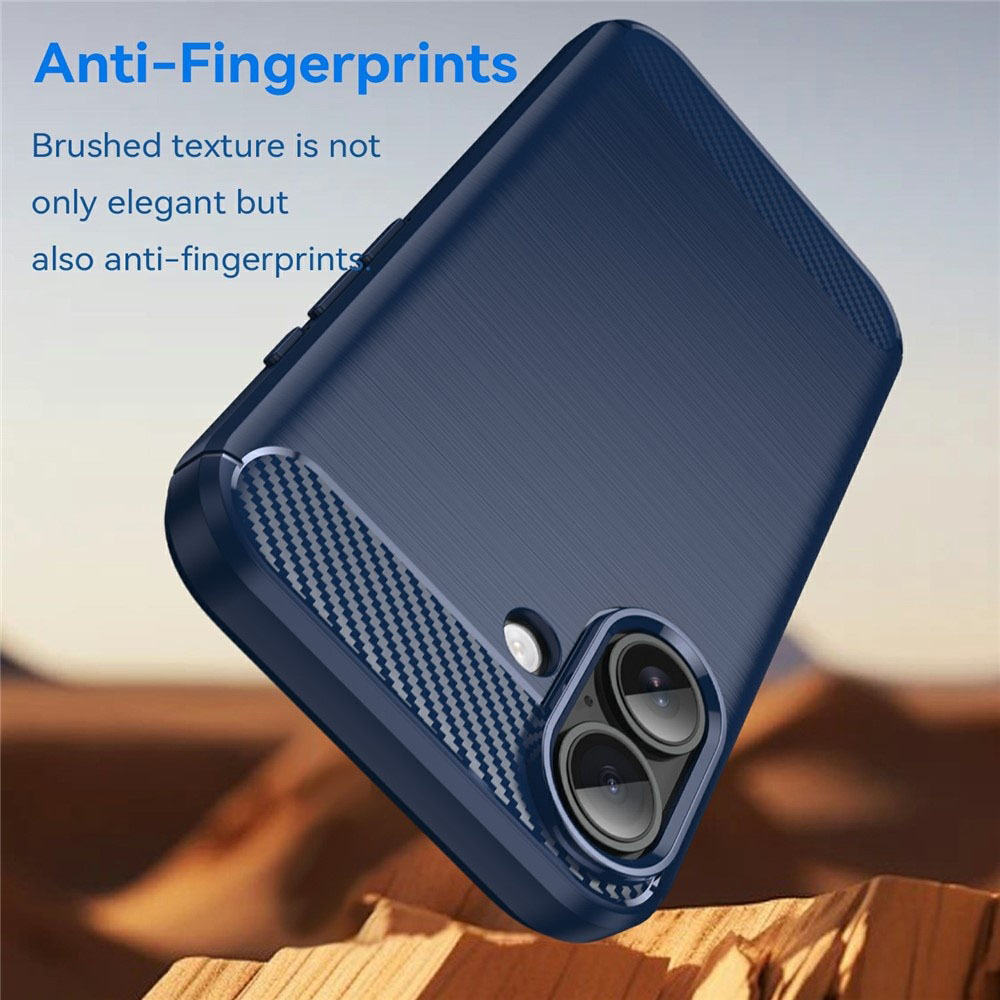 Carbon Shield TPU θήκη για Apple iPhone 17 - Μαύρο