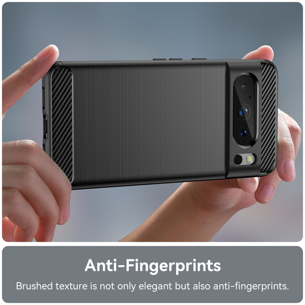 Carbon Shield TPU θήκη για Google Pixel 8 Pro - Μαύρο