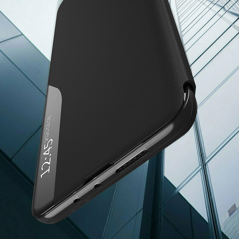 Κομψή θήκη View Case για Xiaomi Redmi Note 13 - Μαύρο
