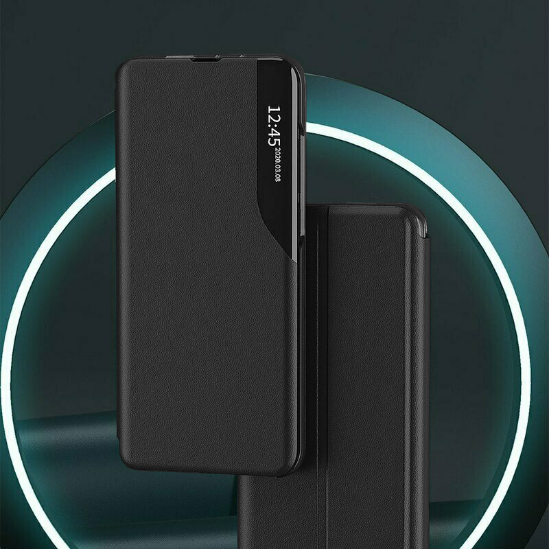 Κομψή θήκη View Case για Xiaomi Redmi Note 13 - Μαύρο