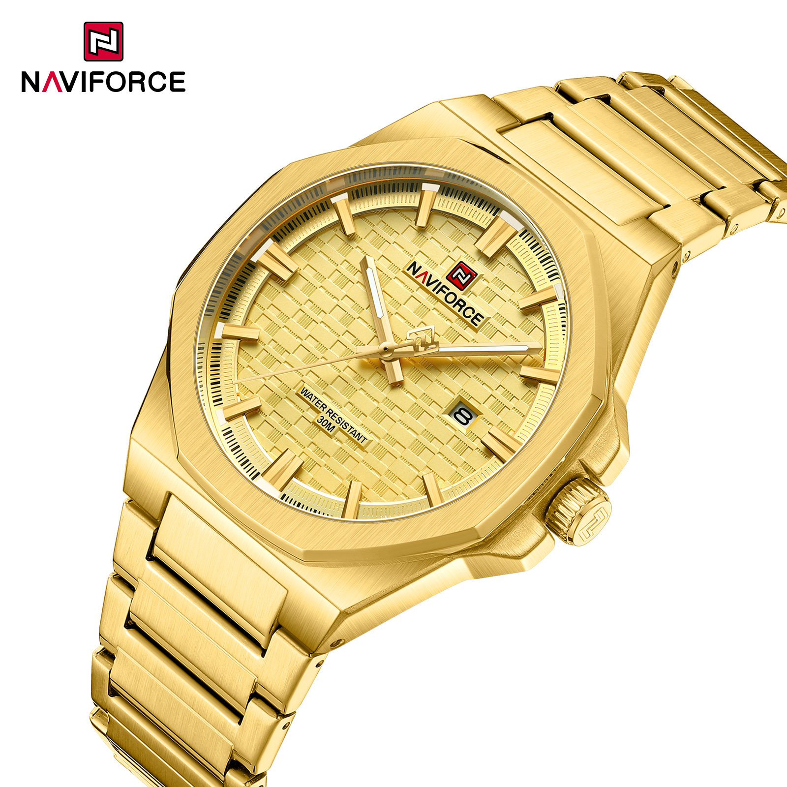 Ρολόι NAVIFORCE ST-38662 - Μαύρο / Ασημί
