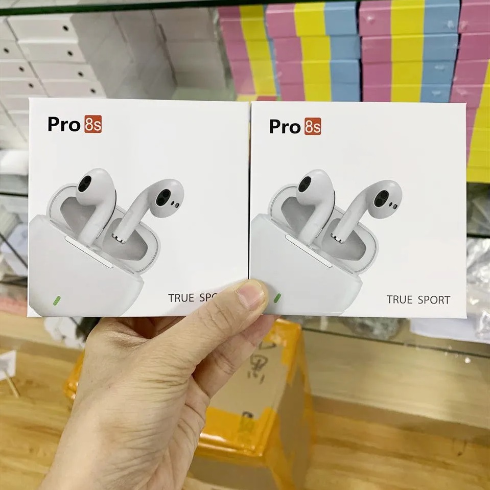 Ασύρματα ακουστικά Pro 8s - Λευκό