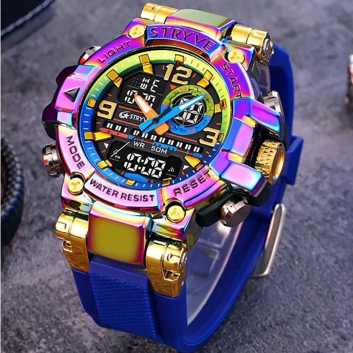 Ανδρικό Ρολόι STRYVE - Μαύρο / Χρυσό