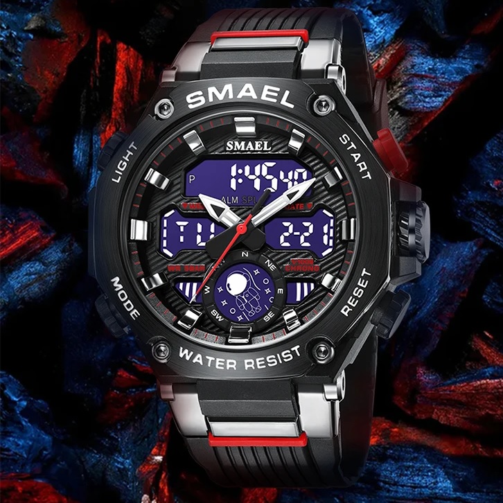 Ρολόι SMAEL KE-29484 - Μαύρο / Ασημί