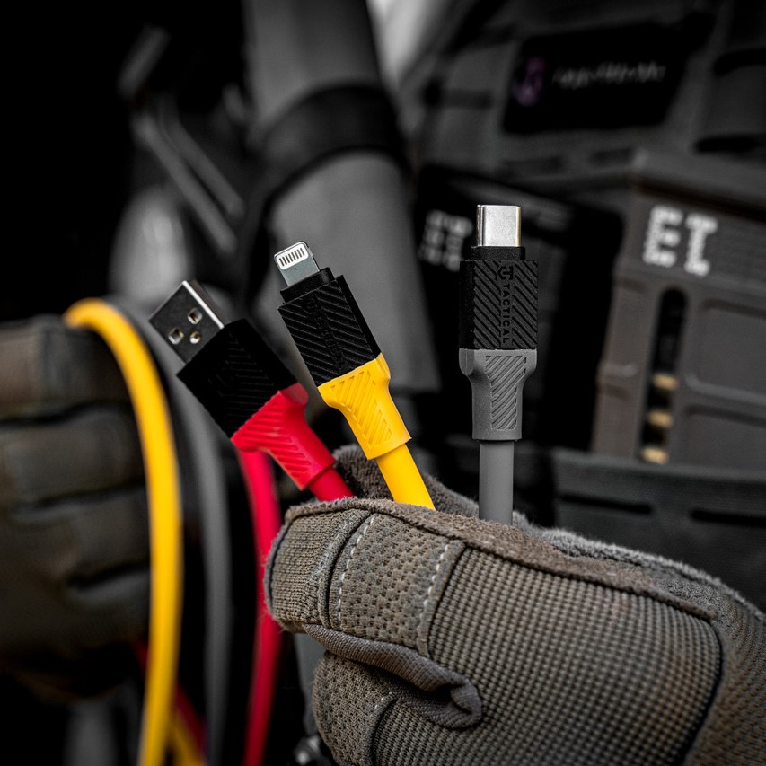 Tactical Fat Man καλώδιο USB-A/USB-C - 1m - Κόκκινο