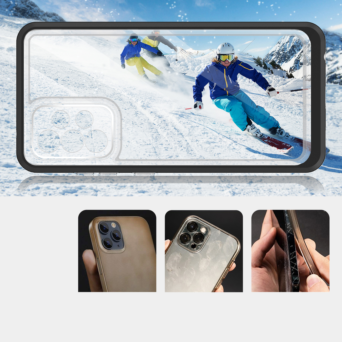 Υβριδική θήκη 3 σε 1 για Apple iPhone 13 - Μπλε