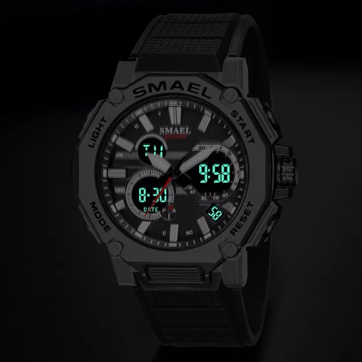 Ρολόι SMAEL TR-14130 - Μαύρο / Χρυσό