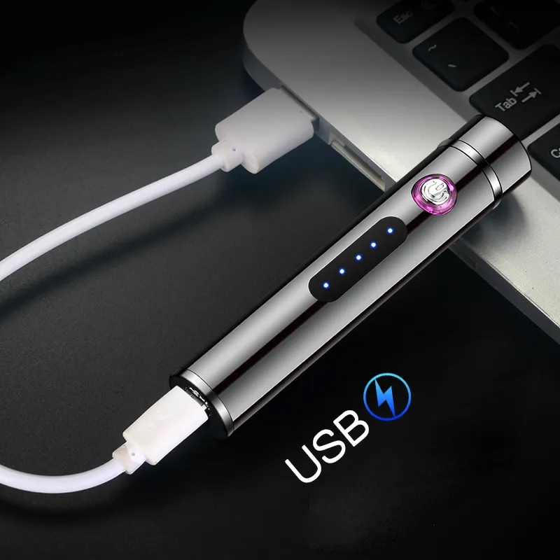 Ηλεκτρικός αναπτήρας με USB φόρτιση RO-25704 - Μαύρος