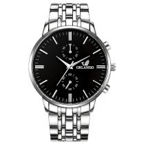 Ρολόι OB-22616 - Ασημί / Μαύρο