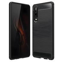 Carbon Shield TPU θήκη για Huawei P30 - Μαύρο